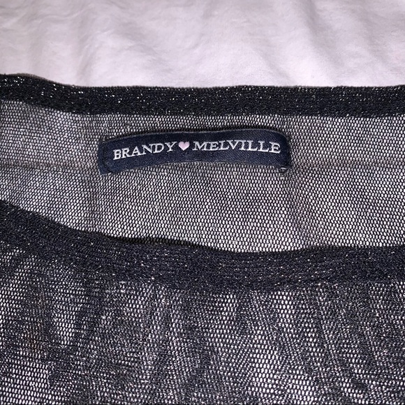 Brandy Melville Glitter Top - Picture 4 of 4